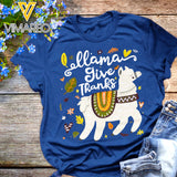 Llama give thanks Unisex TSHIRT