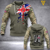 British veterans-i can't go to hell TSHIRT/Hoodiel/Sweater 3D PRINTED