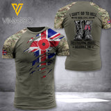 British veterans-i can't go to hell TSHIRT/Hoodiel/Sweater 3D PRINTED