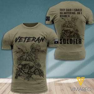 Australian Soldier VETERAN T-SHIRT