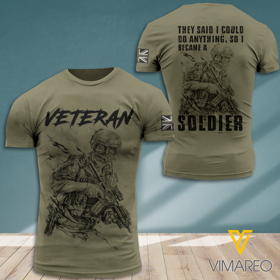 British Soldier VETERAN T-SHIRT