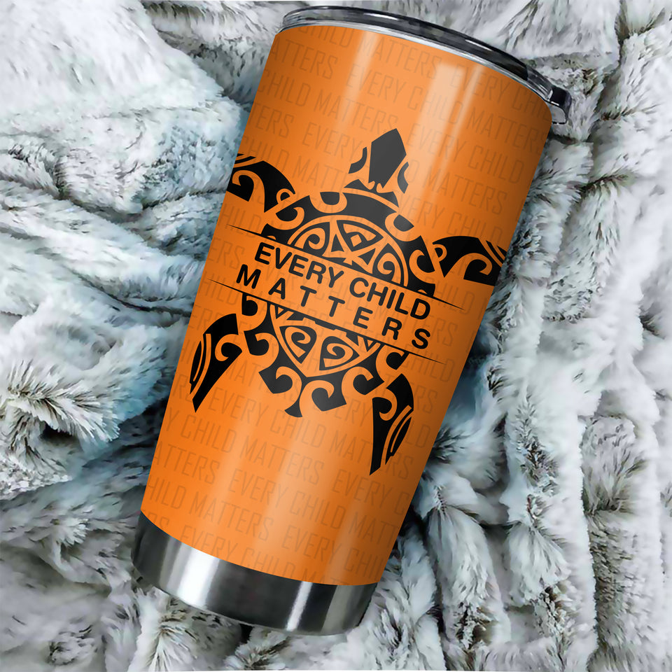 Every Child matters orange tumbler