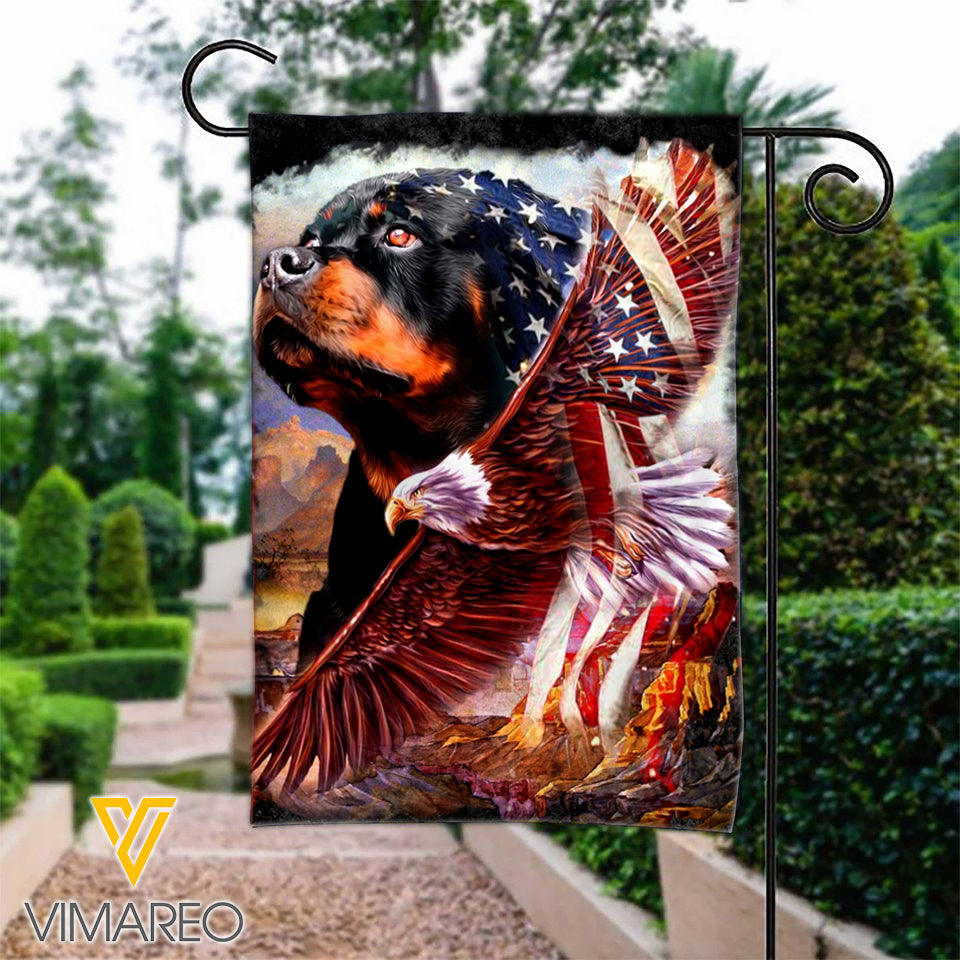 Rottweiler Dog Flag