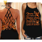 As Iowa Girl Criss-Cross Open Back Camisole Tank Top Legging TVMR