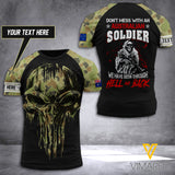 Customized Australian Soldier 3D Printed Combat Shirt EZA100621