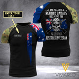 Customized Australian soldier 3D Printed Shirt EZA0307