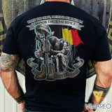 BELGIAN VETERAN T SHIRT 3D PRINTED 1205A