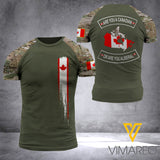 CANADIAN WARRIOR TSHIRT 3D PRINTED APR-MA10