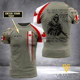 Customized Canadian Soldier 3D Printed Combat Shirt EZA084