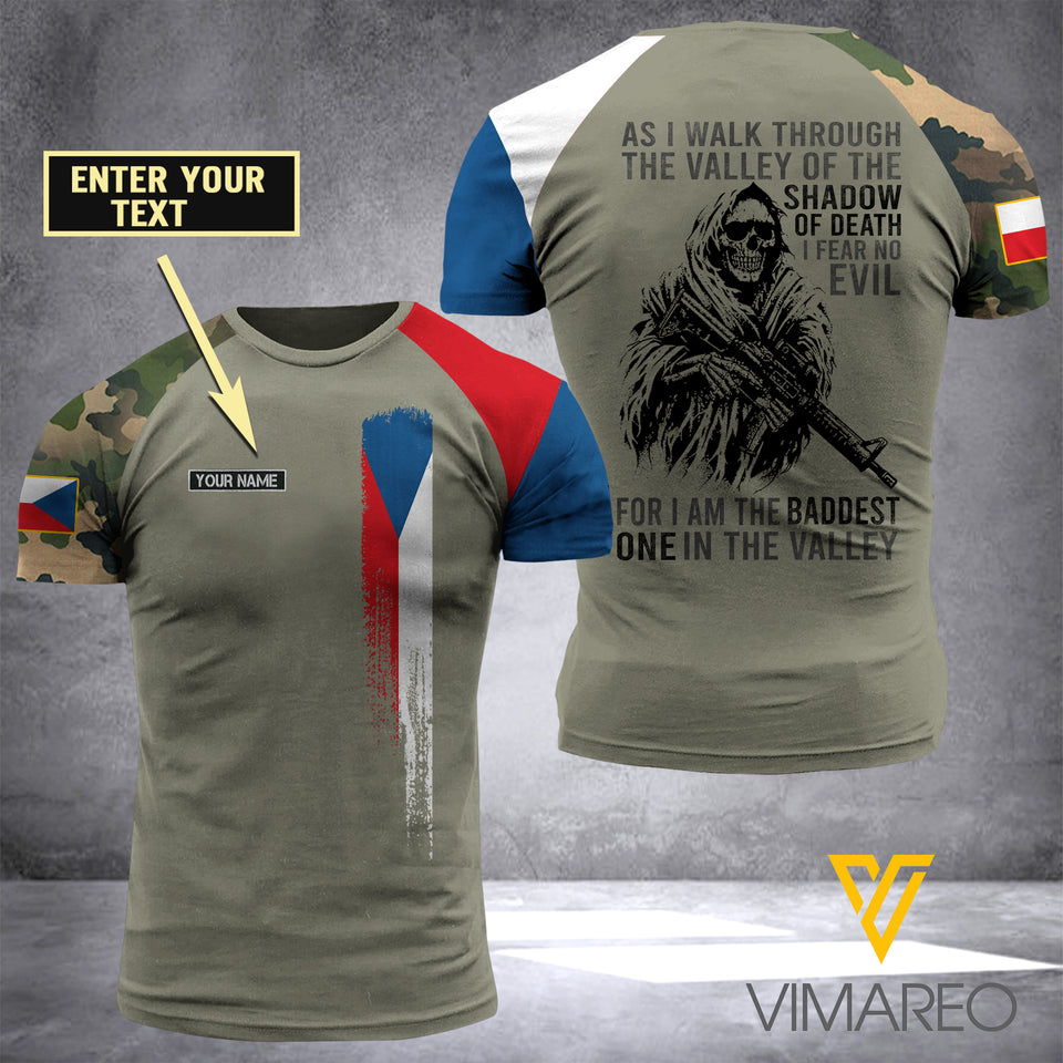 Customized Czech Soldier 3D Printed Combat Shirt EZA134