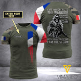 Customized French Air Force 3D Printed Combat Shirt EZA280421