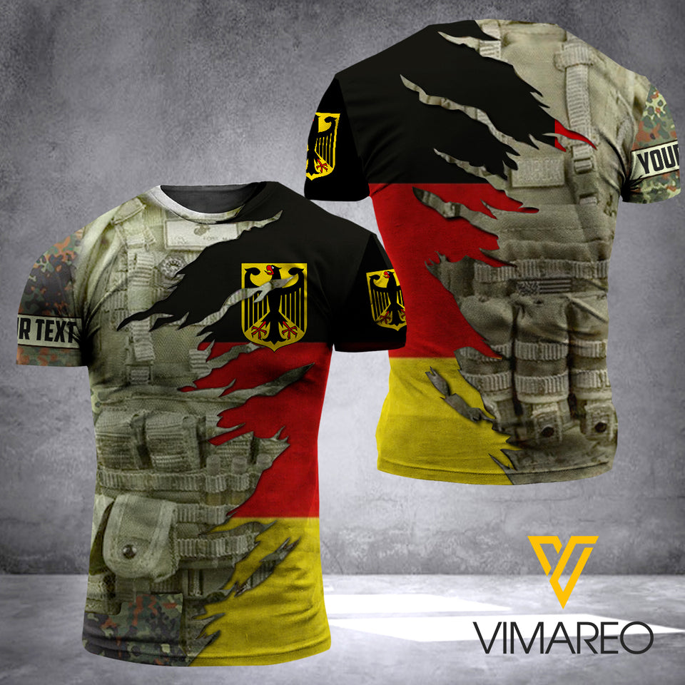 GERMAN ARMY CAMO CUSTOMIZE T SHIRT 3D PRINTED TMTL GAP