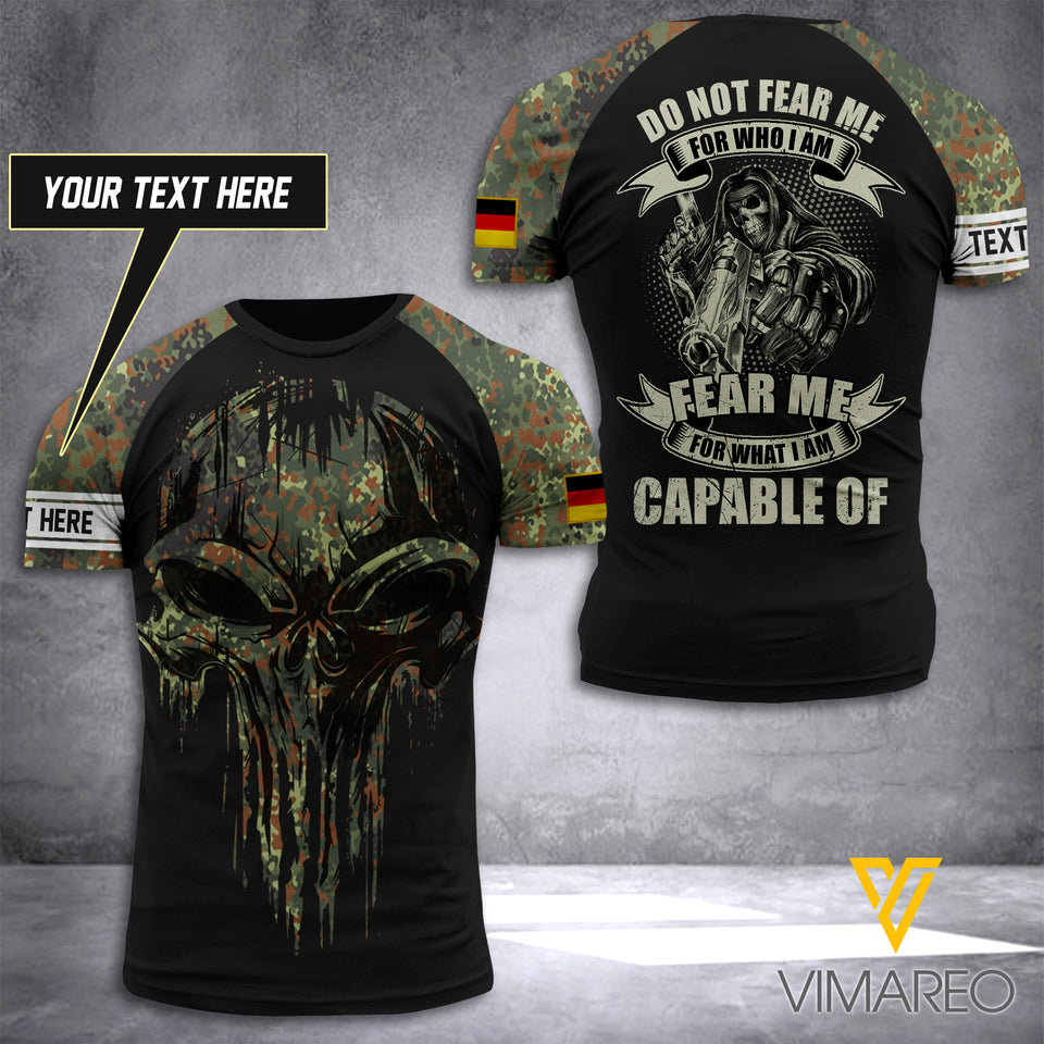 Customized German Soldier 3D Printed Combat Shirt EZA1906