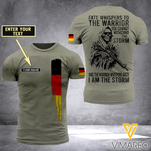Customized German soldier 3D Printed Shirt EZA074
