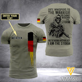 Customized German soldier 3D Printed Shirt EZA074