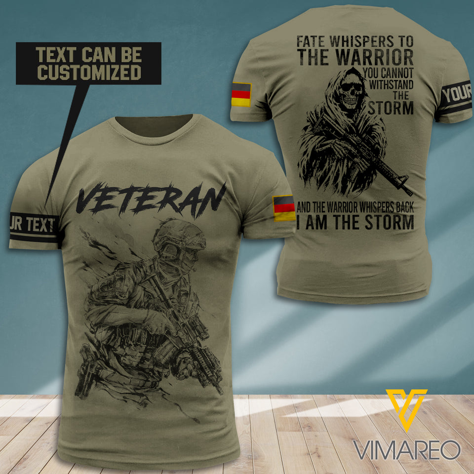 Customized German Soldier 3D Printed Combat Shirt EZA220721