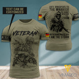 Customized German Soldier 3D Printed Combat Shirt EZA220721