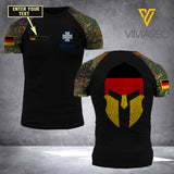 Customized GERMAN Army 3D Printed Shirt/Hoodie 0704NGBA