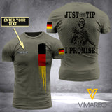 Just the tip customized Germany soldier 3D Printed Shirt EZA074