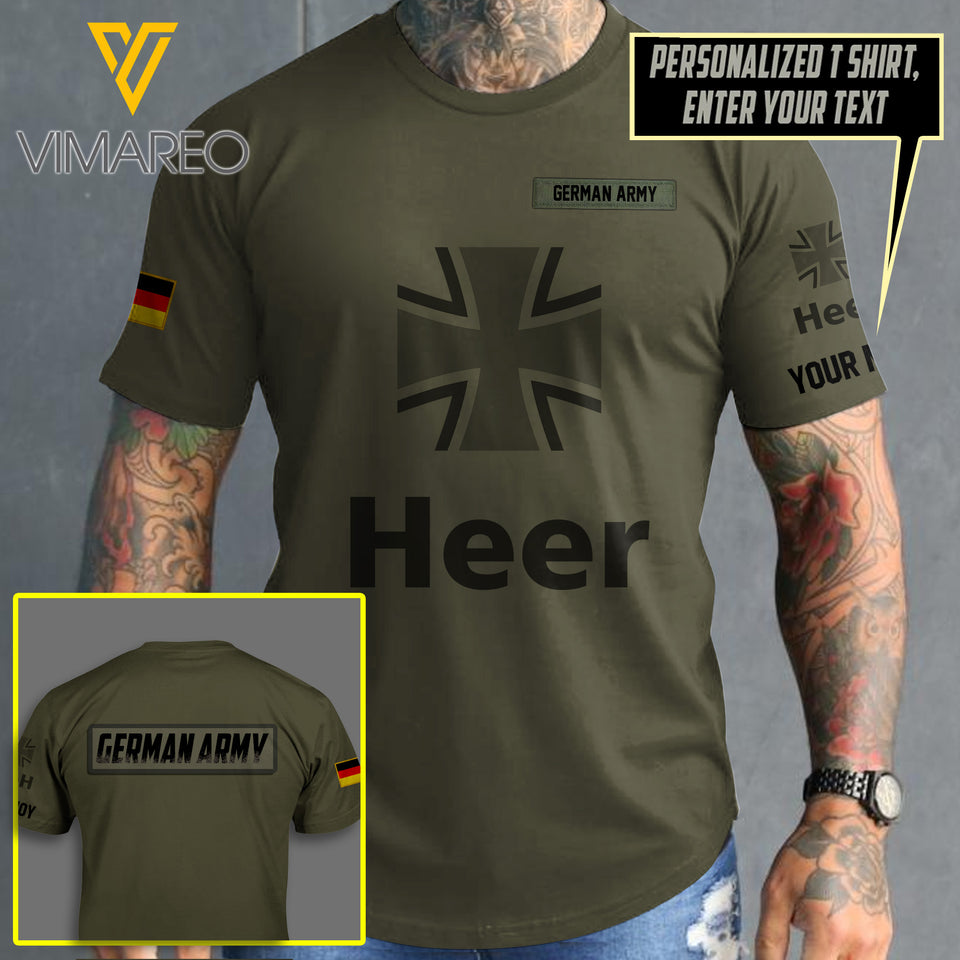 German  army CUSTOMIZE T SHIRT 3D PRINTED 782