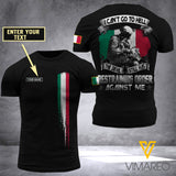 Customized Italian Soldier 3D Printed Combat Shirt EZA240621