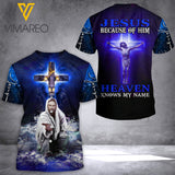 Jesus God Tshirt 3d all print 1606A