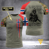 Customized Norway Soldier 3D Printed Combat Shirt EZA134