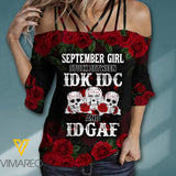 SEPTEMBER GIRL SHOULDER T-SHIRTS