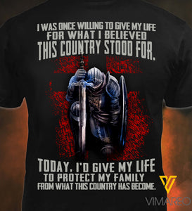 Knight T SHIRT 3D ALL PRINTED 1006A