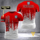 Thuringia CUSTOMIZE T SHIRT 3D PRINTED 296MA