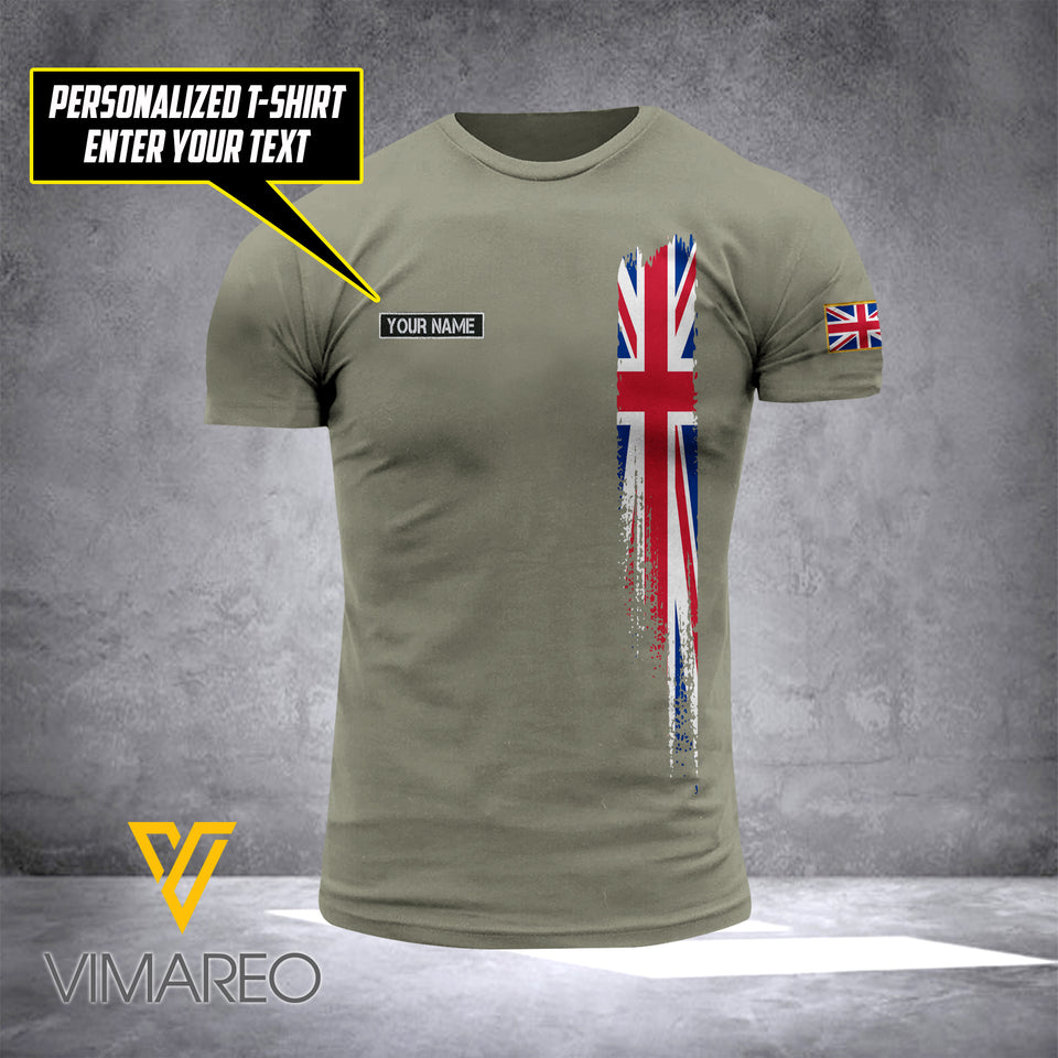 Customized British Combat 3D Printed  Shirt EZA3006