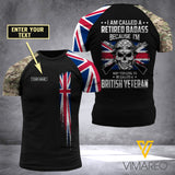 Customized British soldier 3D Printed Shirt EZA0307