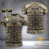 BRITISH ARMOR CAMO CUSTOMIZE T SHIRT 3D PRINTED TMTL