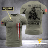 PHN PERSONALIZED US ARMY TSHIRT 3D PRINTED APR-MA14