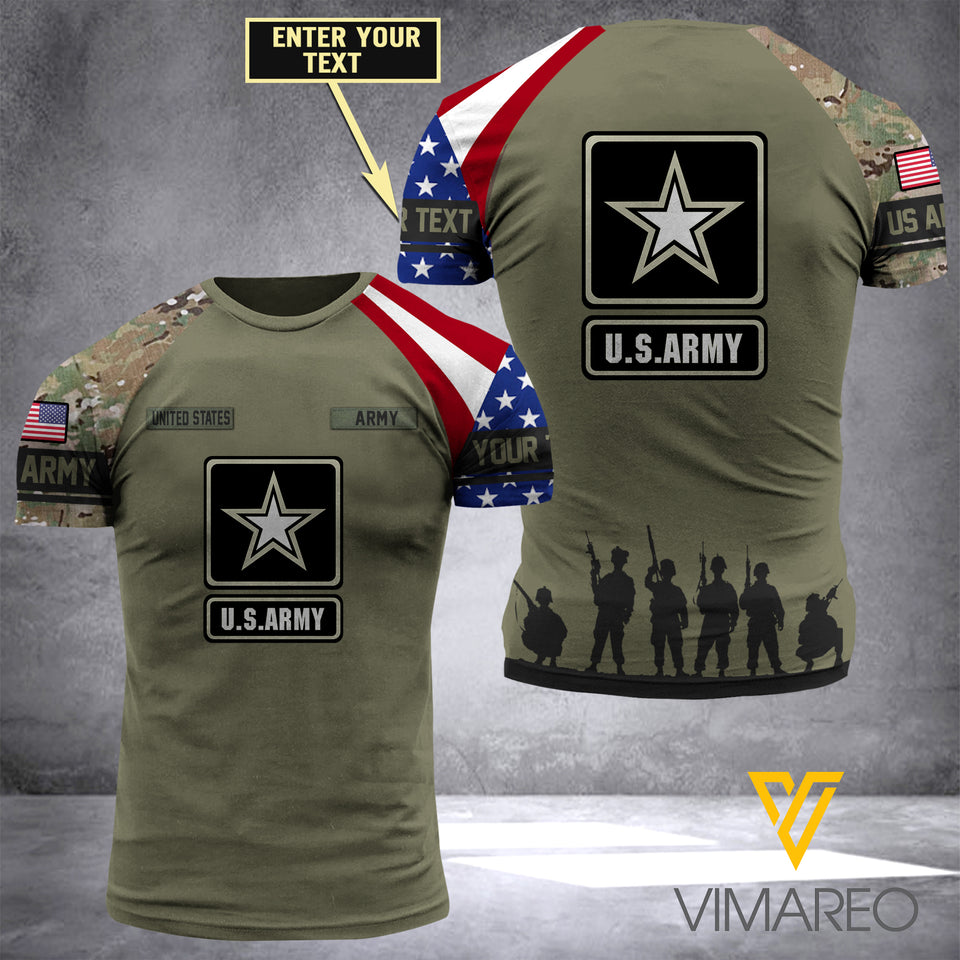 Customized US soldier 3D Printed Combat Shirt EZA1604