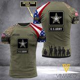 Customized US soldier 3D Printed Combat Shirt EZA1604