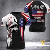 US T SHIRT 3D PRINTED kiss