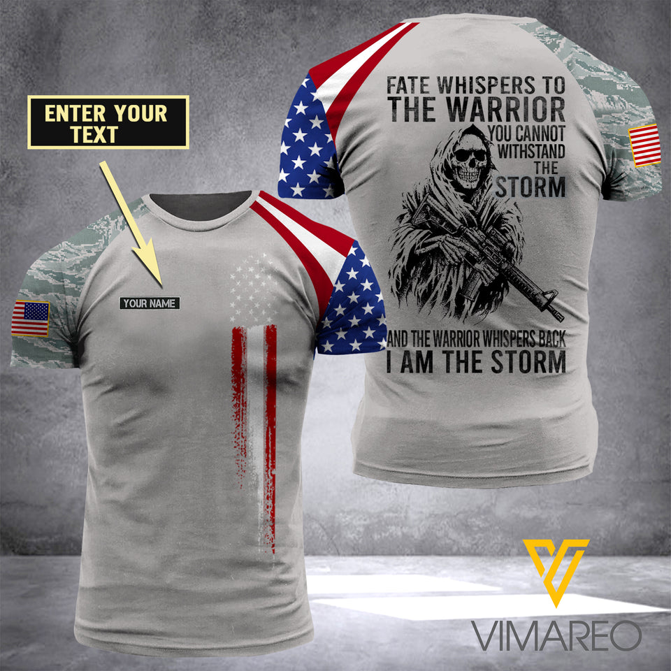 Customized US Air Force Storm 3D Printed Combat Shirt EZA1504