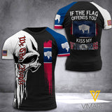 WYOMING T SHIRT 3D PRINTED kiss