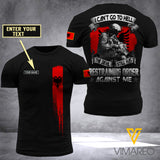 Customized Albania Soldier 3D Printed Combat Shirt EZA240621