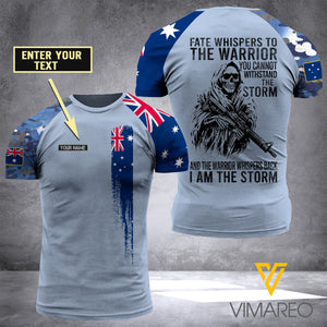Customized Australian Air Force Storm 3D Printed Combat Shirt EZA1504