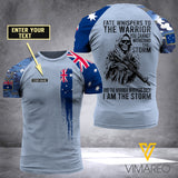 Customized Australian Air Force Storm 3D Printed Combat Shirt EZA1504