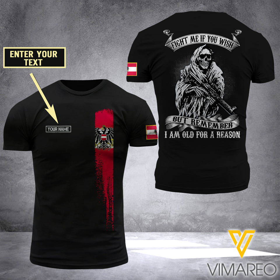 Customized Austrian Soldier 3D Printed Combat Shirt EZA290621
