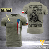 Customized Czech Soldier 3D Printed Storm Shirt EZA134