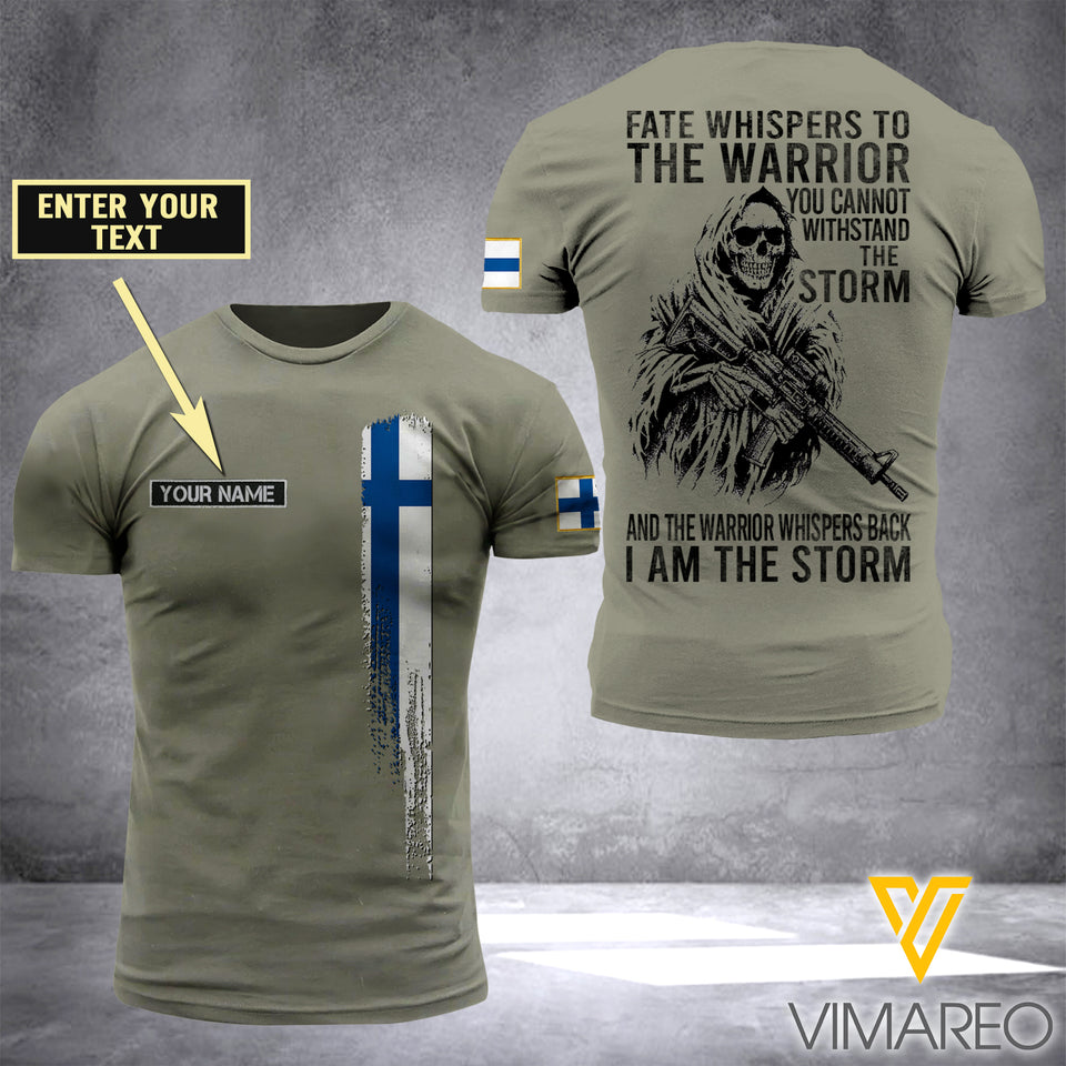 Customized Finland Soldier Storm 3D Printed Combat Shirt EZA1204