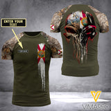 Customized Florida Hunter 3D Printed Combat Shirt EZA0207