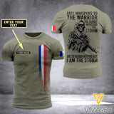 Customized French Soldier 3D Printed Storm Shirt EZA134