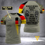 Customized German Soldier 3D Printed Combat Shirt EZA250621