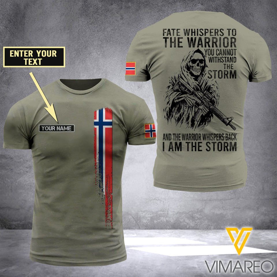 Customized Norway Soldier 3D Printed Storm Shirt EZA134