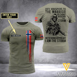 Customized Norway Soldier 3D Printed Storm Shirt EZA134